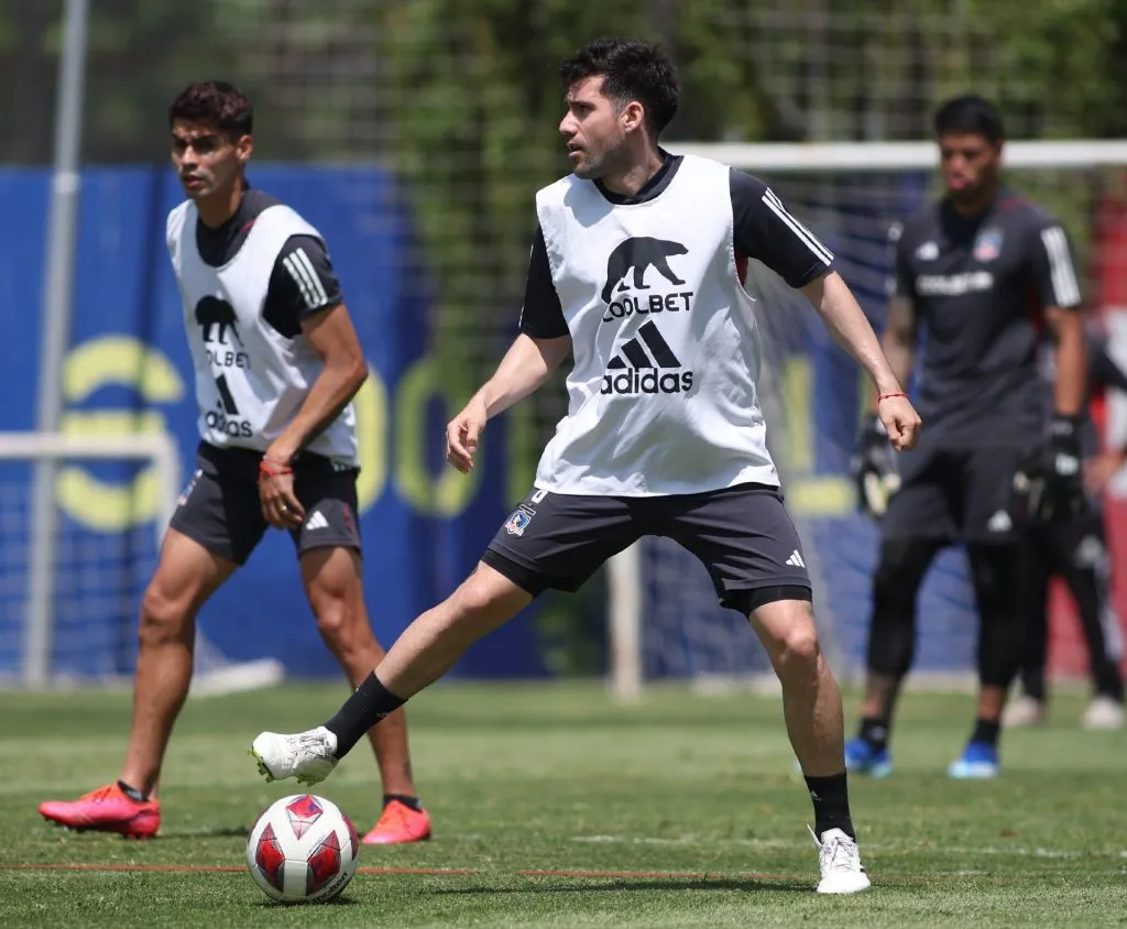 César Fuentes volvió a entrenar con normalidad en Colo Colo. (Foto: Colo Colo)