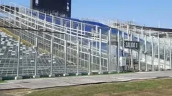 Así se encuentra la cancha del Estadio Monumental previo al concierto de The Cure. (Foto: Twitter)