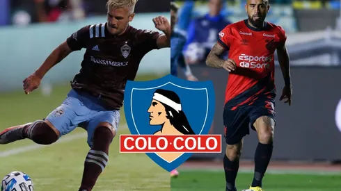 Diego Rubio y Arturo Vidal son los primeros nombres que suenan para convertirse en refuerzos de Colo Colo. (Fotos: Getty)