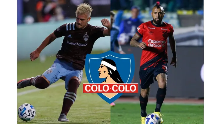 Diego Rubio y Arturo Vidal son los primeros nombres que suenan para convertirse en refuerzos de Colo Colo. (Fotos: Getty)