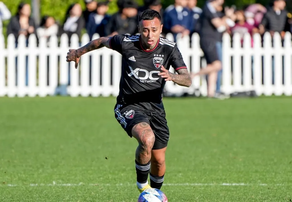 Martín rodríguez solo ha disputado 86 minutos en 2024 con la camiseta del DC United