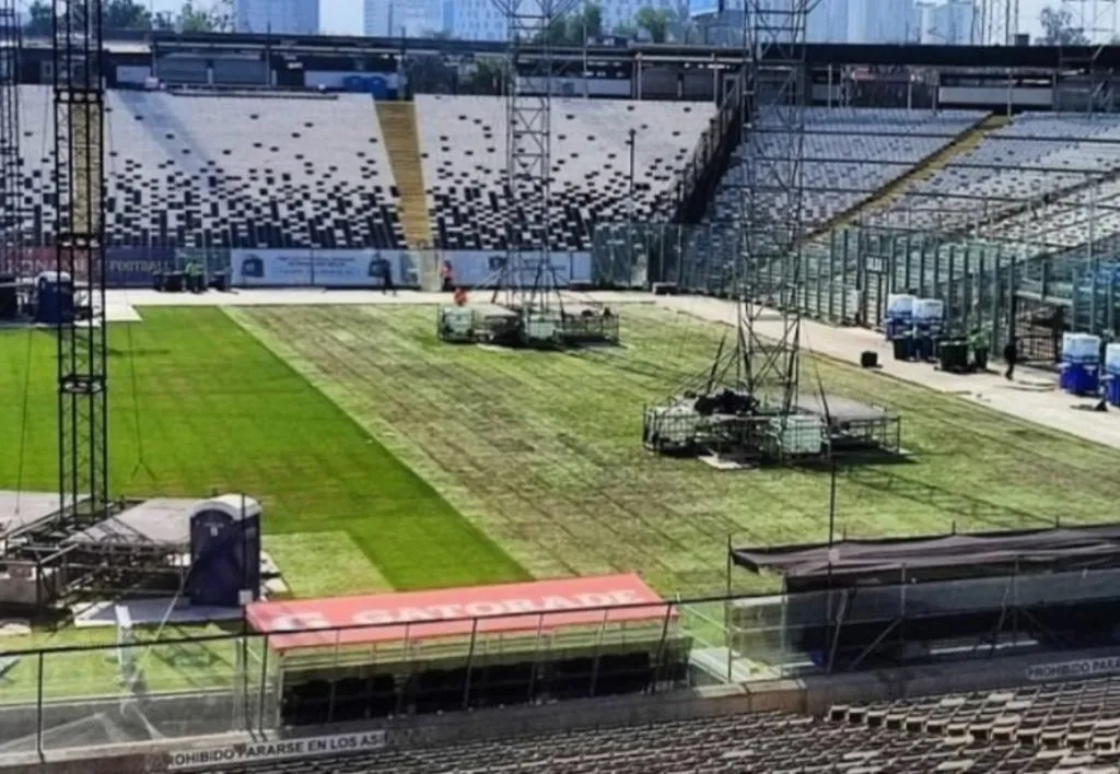 Así luce la cancha del Estadio Monumental luego de los dos conciertos de Roger Waters.