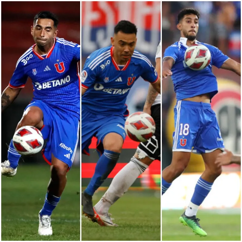 Los tres que no siguen en la U 2024 (Photosport)