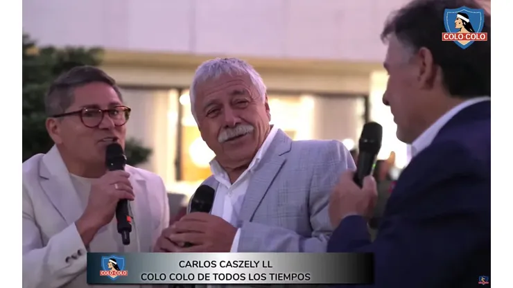 Carlos Caszely estuvo presente en la cena gala de Colo Colo de Todos los Tiempos (Foto: Colo Colo)
