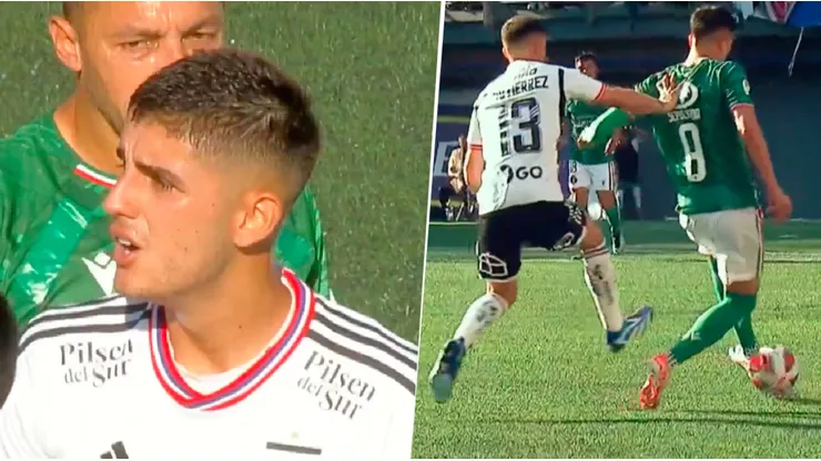 El lateral albo vio la tarjeta roja en el minuto 16 cuando ganaban por 1-0.