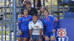 La familia de Chupete Suazo vio in situ el gol de Grettel Suazo.