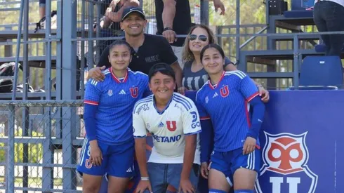 La familia de Chupete Suazo vio in situ el gol de Grettel Suazo.
