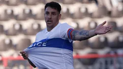 Fernando Zampedri le cayó con todo al jugador de Huachipato