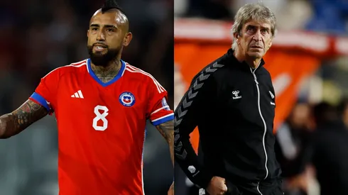 Arturo Vidal tuvo elogios para Manuel Pellegrini (Foto: Photosport)