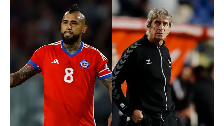 Arturo Vidal tuvo elogios para Manuel Pellegrini (Foto: Photosport)