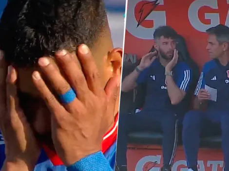 A lo "Tano" Pasman: La reacción del cuerpo técnico de la U por gol errado de “Chorri” Palacios
