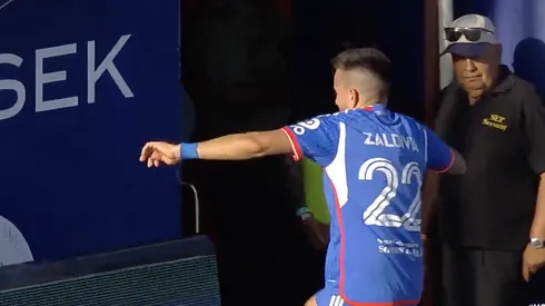 Matías Zaldivia perdió los estribos tras su expulsión en la U