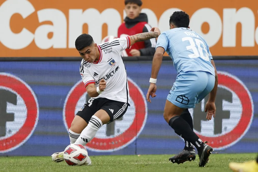Jordhy Thompson convirtió 6 goles y dio 2 asistencias en 27 partidos disputados con Colo Colo en la temporada 2023. (Foto: Felipe Zanca/Photosport)
