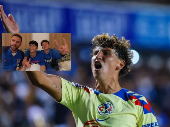 Lichnovsky enseña cánticos de la U a compañeros del América