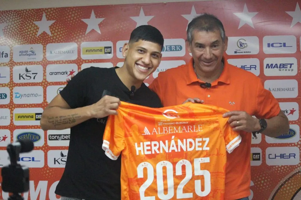Rivaldo Hernández seguirá en Cobreloa hasta el 2025 (@Cobreloa_SADP)