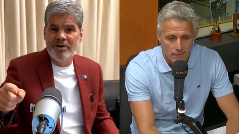 Juan Cristóbal Guarello le responde a Waldemar Méndez (Foto: La Hora de King Kong | Futuro Fútbol Club)