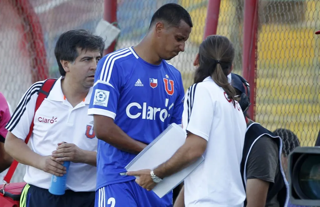 Eduardo Morante sufrió con las lesiones en la U y no demostró nada en el fútbol chileno (Photosport)