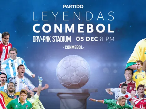 Con dos chilenos: polémica por partido de leyendas de la Conmebol
