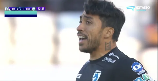 Edson Puch volvió a marcar en el fútbol chileno tras 2 años de sequía (Pantallazo TNT Sports)