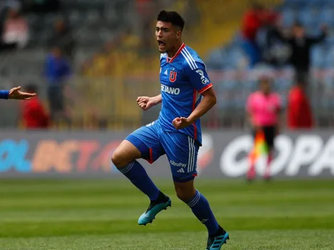 Retamal chocho por su primer gol con la U: "Es gratificante, un sueño"