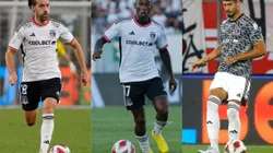 Colo Colo debe resolver qué hará con Agustín Bouzat, Fabián Castillo y Matías de los Santos. (Foto: Photosport)