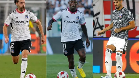 Colo Colo debe resolver qué hará con Agustín Bouzat, Fabián Castillo y Matías de los Santos. (Foto: Photosport)