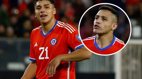 Alexis Sánchez destacó al joven debutante en la Selección Chilena. (Foto: Photosport)