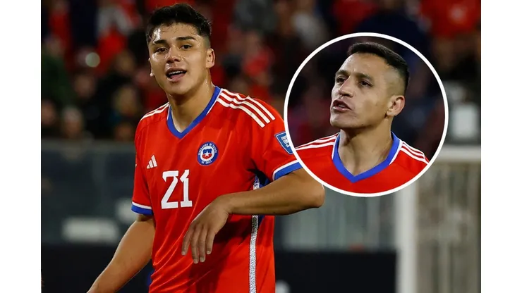 Alexis Sánchez destacó al joven debutante en la Selección Chilena. (Foto: Photosport)