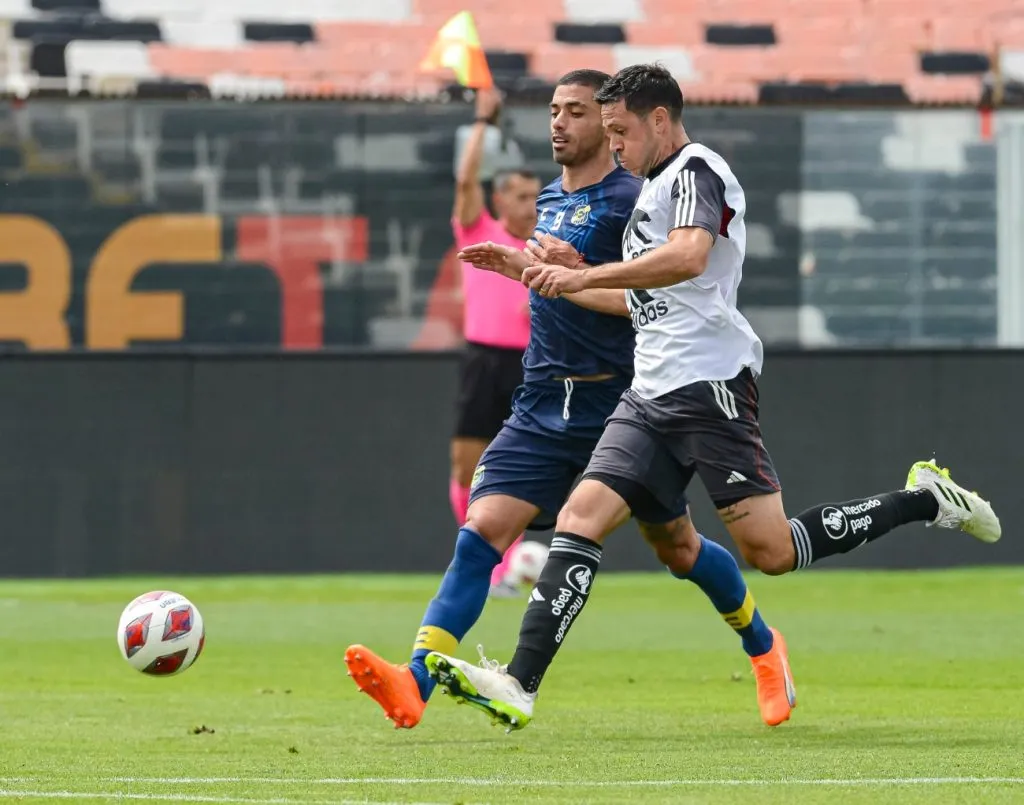 Matías Campos López anotó el primer gol de Everton ante Colo Colo. (Foto: @evertonsadp)