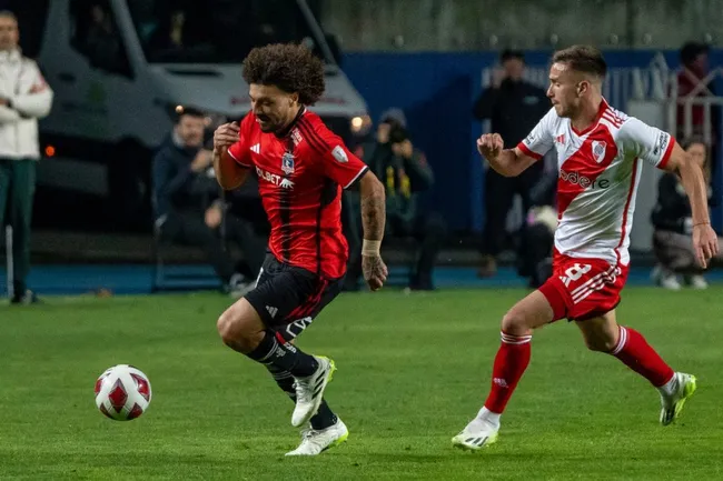 Maximiliano Falcón fue titular ante River Plate y salió lesionado. (Foto: Guillermo Salazar)