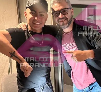 La página en Instagram Maldita Farandula indicó que el jugador se borró dicho tatuaje sobre su ex pareja.