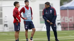 Nicolás Córdova tuvo su primer entrenamiento al mando de la Selección Chilena. (Foto: Carlos Parra - Comunicaciones FFCh)