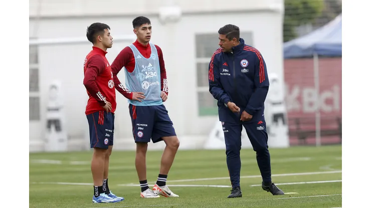 Nicolás Córdova tuvo su primer entrenamiento al mando de la Selección Chilena. (Foto: Carlos Parra - Comunicaciones FFCh)