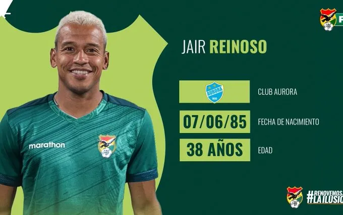 Jair Reinoso, el reemplazante de Marcelo Moreno Martins