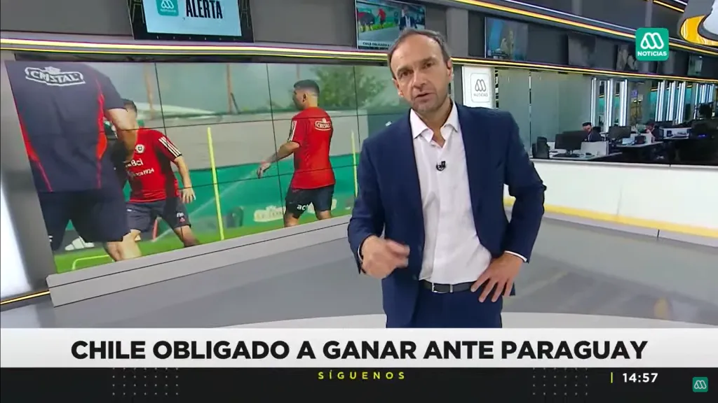 Rodrigo Sepúlveda utilizó su espacio en Meganoticias para enviar un mensaje a los jugadores jóvenes de La Roja (Foto: Meganoticias)