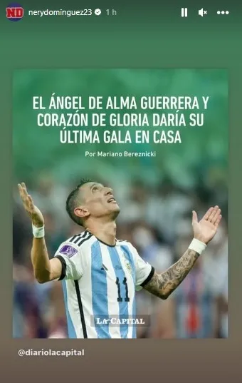 La publicación de Nery Domínguez (Instagram)