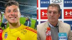 Eguiluz no tuvo piedad con el ex arquero de Universidad Católica.