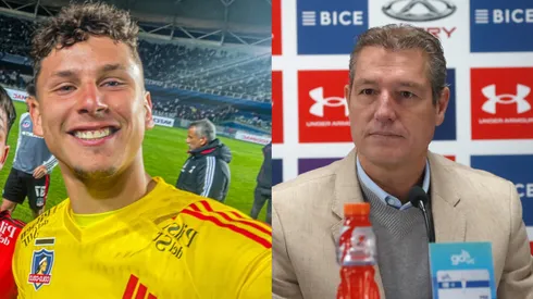 Eguiluz no tuvo piedad con el ex arquero de Universidad Católica.