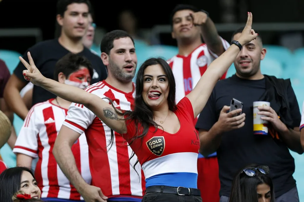 Riquelme viendo in situ a Paraguay en la Copa America Brazil 2019 | FOTO: Wagner Meier/Getty Images