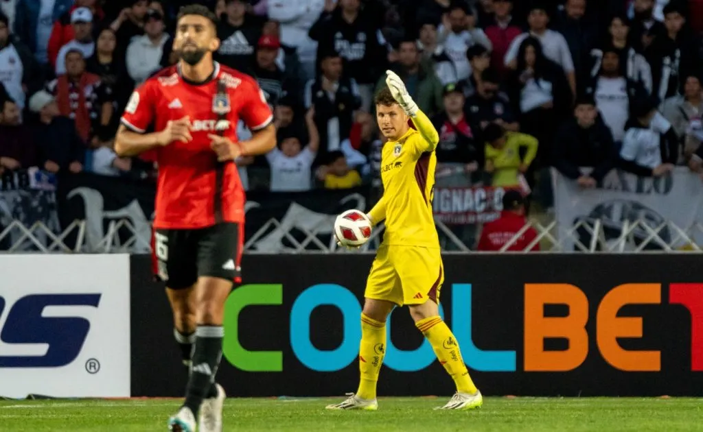 Martín Ballesteros se muestra feliz por jugar en Colo Colo ante River Plate (Foto: Guille Salazar)