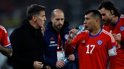 Medel es uno de los cuatro jugadores que puede quedar fuera del partido contra Ecuador.