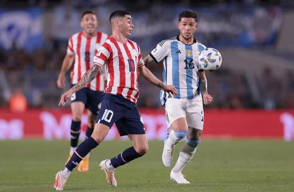 Miguel Almirón será la gran baja de Paraguay ante Chile.