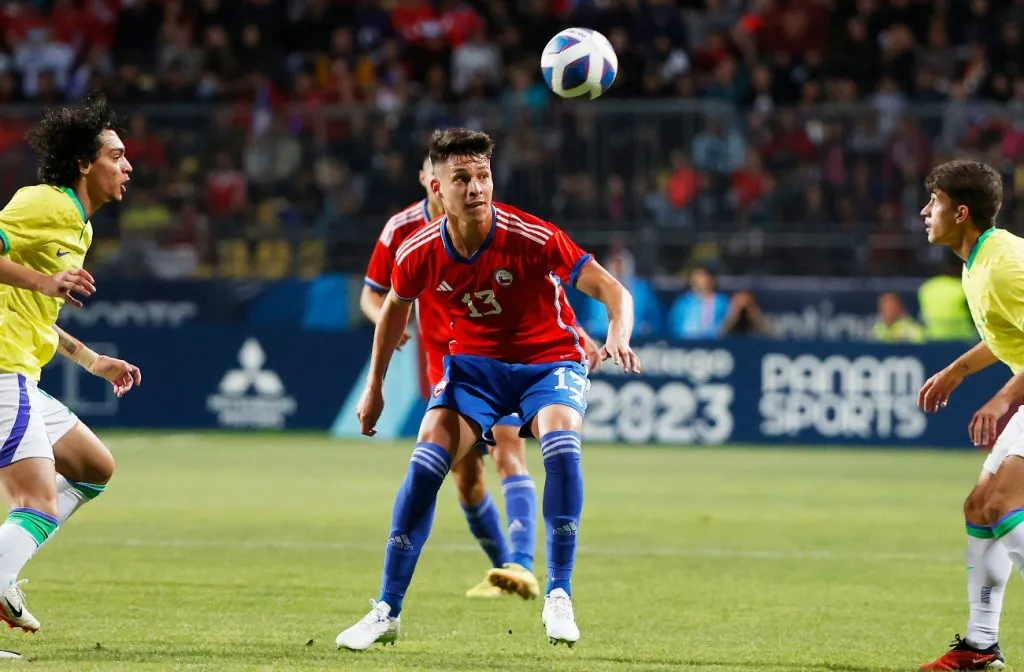 Alfred Canales fue una de las figuras de La Roja Sub 23 en los Juegos Panamericanos Santiago 2023. (Foto: Photosport)