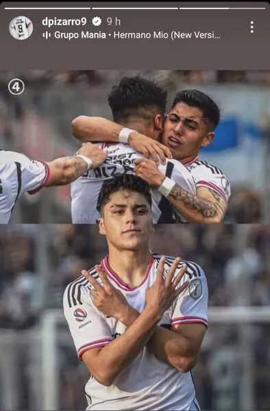 La historia de Pizarro en Instagram. | Foto: Instagram