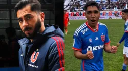 Johnny Herrera le aconseja a Renato Cordero mantenerse aterrizado (Foto: Photosport | Universidad de Chile)