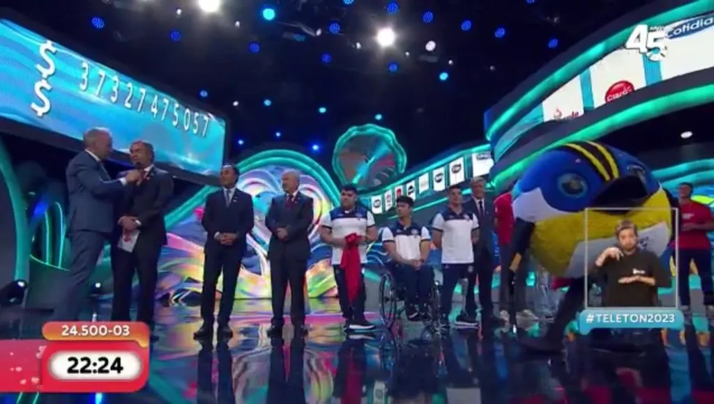 La primera donación fue entregada por el Comité Olímpico de Chile (Captura)