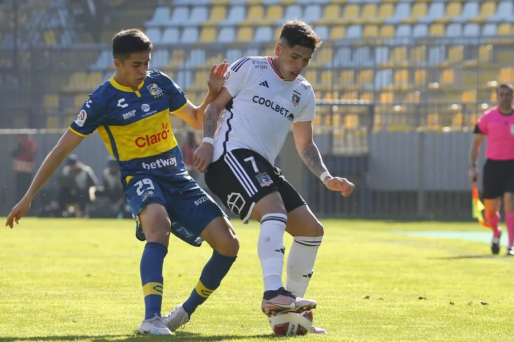 Colo Colo y Everton se enfrentaron por última vez el 6 de agosto, con triunfo para el Cacique por 2-1 en Viña del Mar, válido por la fecha 20 del Campeonato Nacional 2023. (Foto: Sebastián Cisternas/Photosport)