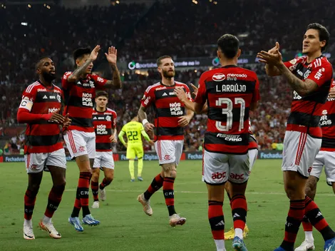 Con perfecta asistencia de Erick Pulgar: Flamengo golea a Palmeiras y sueña con el Brasileirao