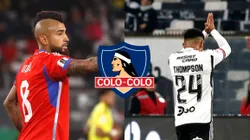 Vidal golpea la mesa por Thompson.