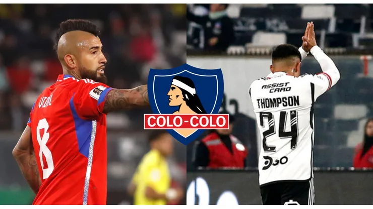 Vidal golpea la mesa por Thompson.